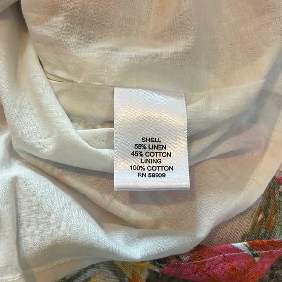 NWT Chelsea & Violet Tie Shoulder Tropical Oasis Printed V Neck Halter Top - Picture 14 of 15